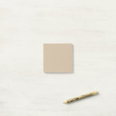 Roze beige to-do lijst post-it® notes (Op bureau)