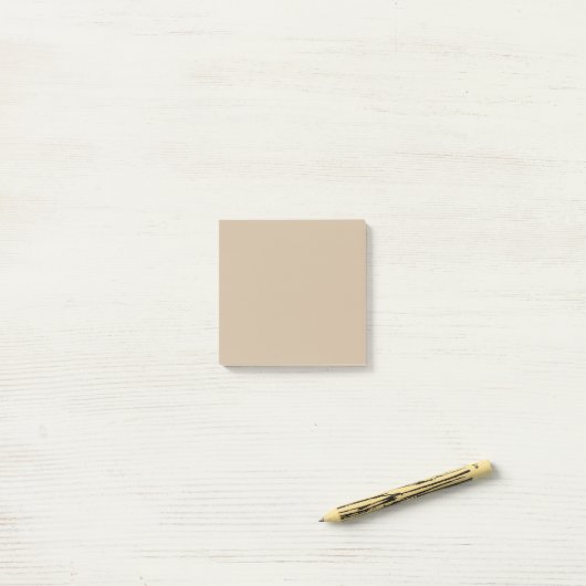Roze beige to-do lijst post-it® notes (Op bureau)