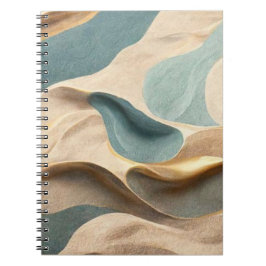 Roze beige turquoise goud notitieboek