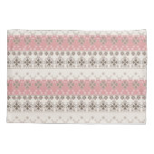 Roze beige versiering kussensloop (Achterkant)