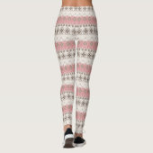 Roze beige versiering leggings (Achterkant)