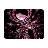 Roze Bejeweled Octopus Magneet (Horizontaal)