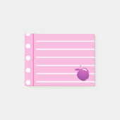 Roze bekleed post-it® notes (Voorkant)
