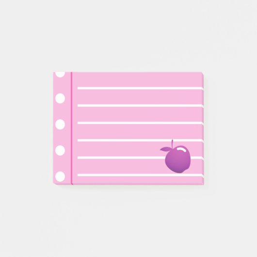 Roze bekleed post-it® notes (Voorkant)