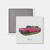 Roze Bel Air magnet (Voorkant / Achterkant)