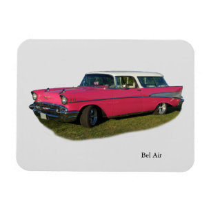 Roze Bel Air magnet Magneet