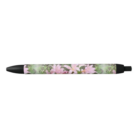 Roze Belladonna Lily Aangepaste pen (Voorkant)