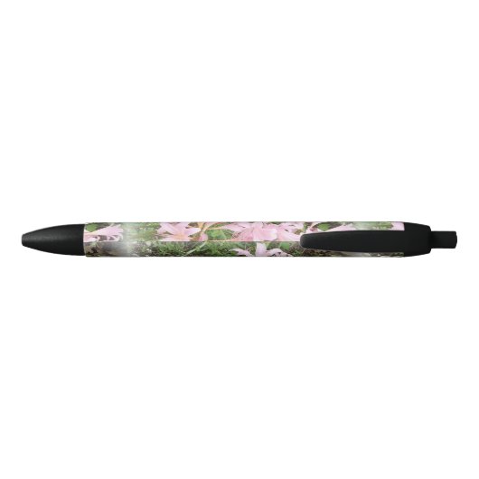 Roze Belladonna Lily Aangepaste pen (Achterkant)