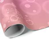 Roze bellen cadeaupapier (Rol Hoek)