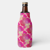 Roze bellen flesjeskoeler (Fles Voorkant)