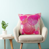 Roze bellen kussen (Stoel)