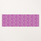 Roze bellen yogamat (Voorkant (horizontaal))