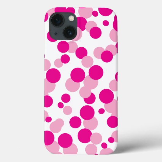Roze belletjes Confetti iPad draagtas Case-Mate iPhone Case (Achterkant)