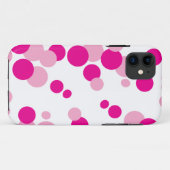 Roze belletjes iPhone draagtas Case-Mate iPhone Case (Achterkant (horizontaal))