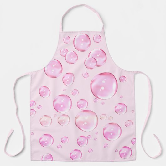 Roze belletjes Roze Schort (Voorkant)