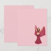 Roze Belly Dancer (Voorkant / Achterkant)