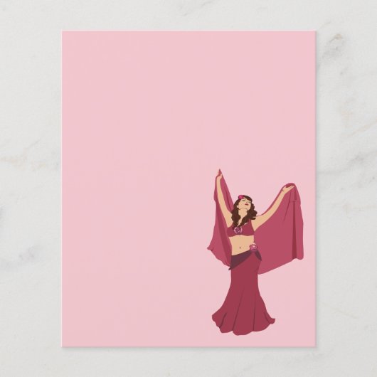 Roze Belly Dancer (Voorkant)