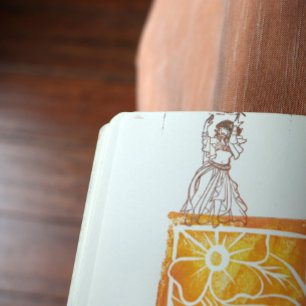 Roze Belly Dancer Rubberstempel