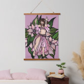 Roze Belly Dancer Shimmy Hangend Wandkleed (Slaapkamer)