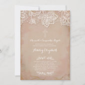 Roze Benoeming Uitnodiging, Baby Girl Kaart (Voorkant)