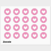 Roze Bent u mijn bruidsmeisje stickers? Ronde Sticker (Vel)