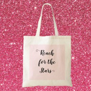  Roze Bereik voor de Sterren Tote Bag