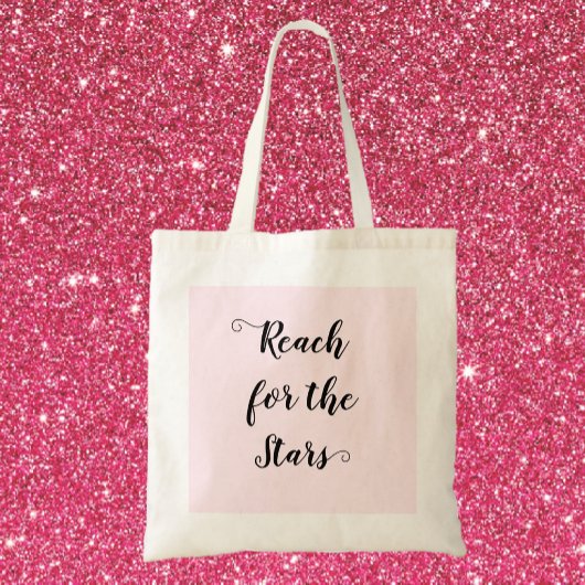  Roze Bereik voor de Sterren Tote Bag