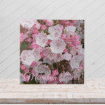 Roze bergLaurel Floral keramische Tegel Tegeltje<br><div class="desc">Keramische tegel met een foto-afbeelding van roze Laurel-bloemen,  algemeen bekend als Spoonwood. Een mooi,  bloemetjesontwerp! Selecteer de grootte van uw tegel. Maakt een  keukentochtje!</div>