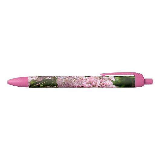 Roze bergLaurel Floral Pens Blauwe Inkt Pen (Bovenkant)