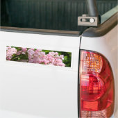  roze bergLaurel Flowers Bumpersticker (Op Truck)