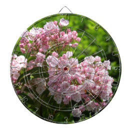 roze bergLaurel Flowers Dartbord