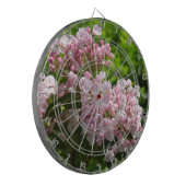  roze bergLaurel Flowers Dartbord (Voorkant Links)
