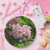 roze bergLaurel Flowers Papieren Bordje (Feest)