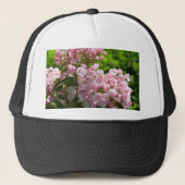  roze bergLaurel Flowers Trucker Pet (Voorkant)