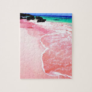 Roze Bermuda Beach Legpuzzel