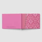 Roze Berry Damask Wedding of Shower Guestbook Gastenboek (Volledig)