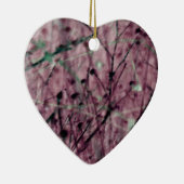 Roze Berry Field Keramisch Ornament (Rechts)