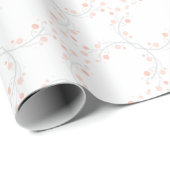 Roze bessen minimalistisch cadeaupapier (Rol Hoek)