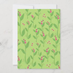 Roze bessen op groene bladeren