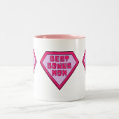Roze Best Bonus Mam Moederdag Tweekleurige Koffiemok (Center)
