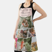 Roze Beste chef-kok en oma foto collage raster Schort (Insitu)