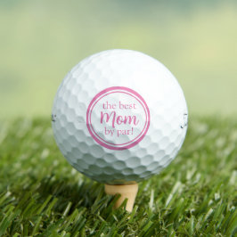 Roze Beste Mam Door Par Moederdag Golfballen
