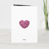 Roze Beste Mam Ooit Bloemen Foto Happy Moederdag Kaart (Achterkant)