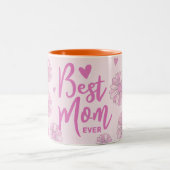 Roze Beste Mam Ooit Moederdag Mok (Center)