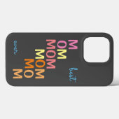 Roze beste mama ooit Case-Mate iPhone case (Achterkant (horizontaal))