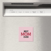 Roze beste mama ooit magneet (Insitu (Vaatwasser))