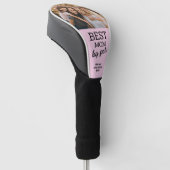Roze Beste Moeder door Par Custom Foto Modern Golfheadcover (Schuin)