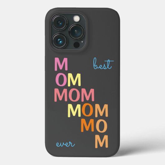 Roze Beste Moeder Ooit Case-Mate iPhone Case (Achterkant)