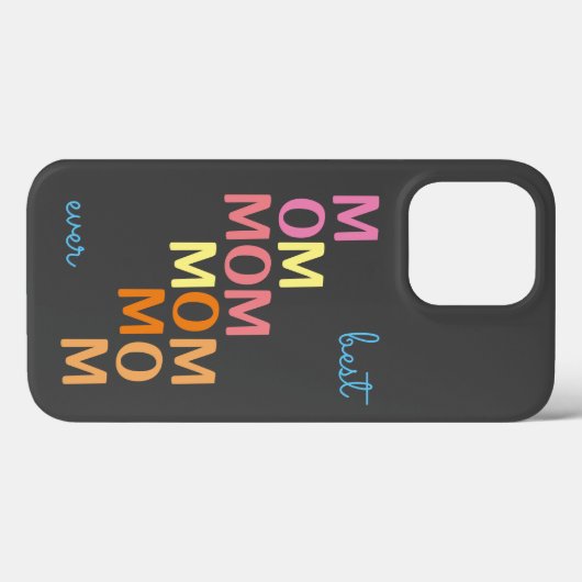 Roze Beste Moeder Ooit Case-Mate iPhone Case (Achterkant (horizontaal))