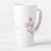 Roze Beste moeder ooit - Latte mok, Moederdag cade Mok (Rechterhoek)